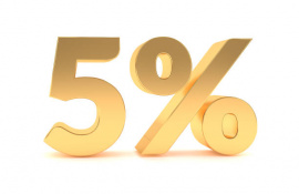 Скидка 5% на ВСЕ товары при заказе через сайт